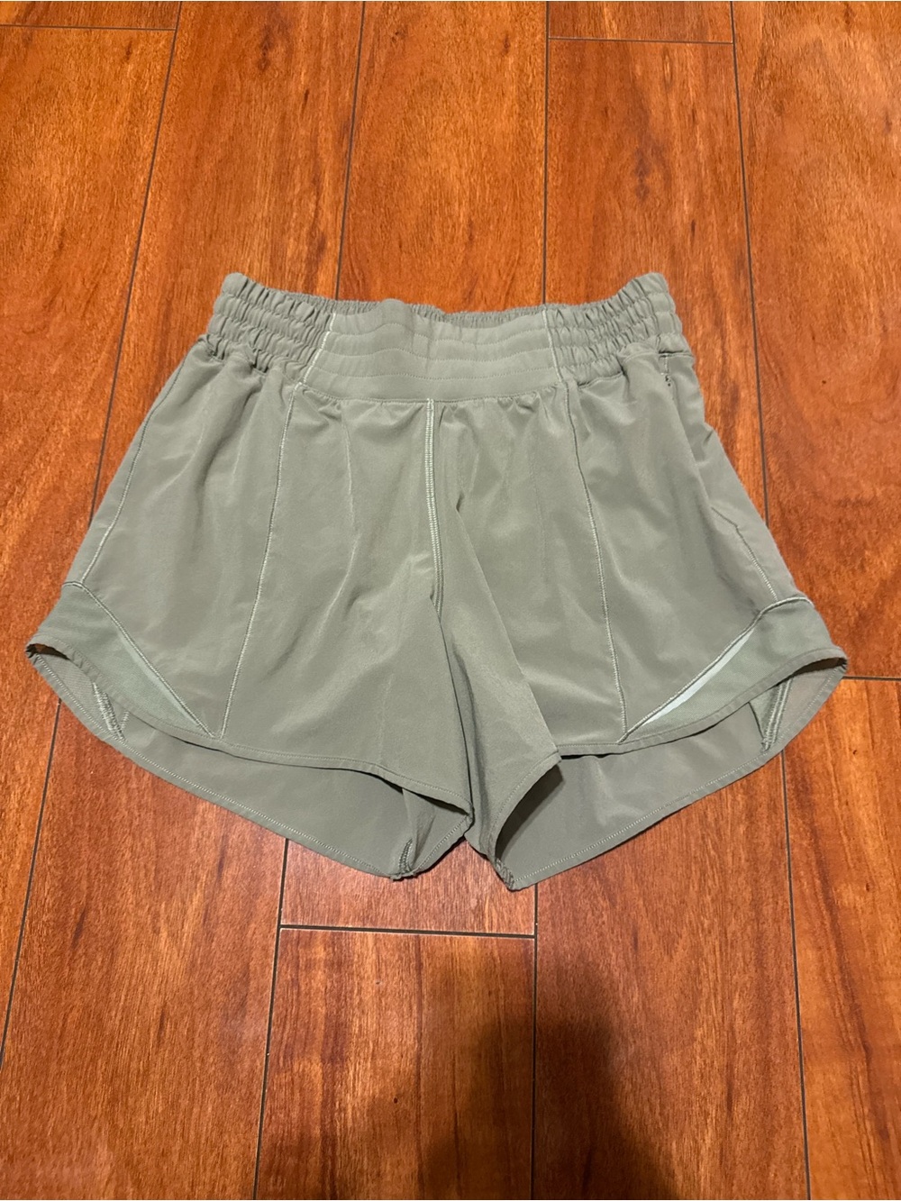 lululemon athletica Olive Green Running Shorts